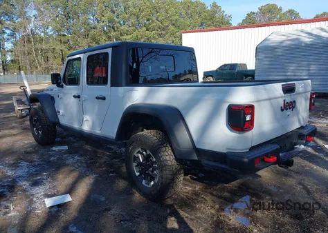 2026 Jeep Gladiator Rubicon 4X4 z USA, uszkodzony, nr VIN 1C6RJTBG5TL163611